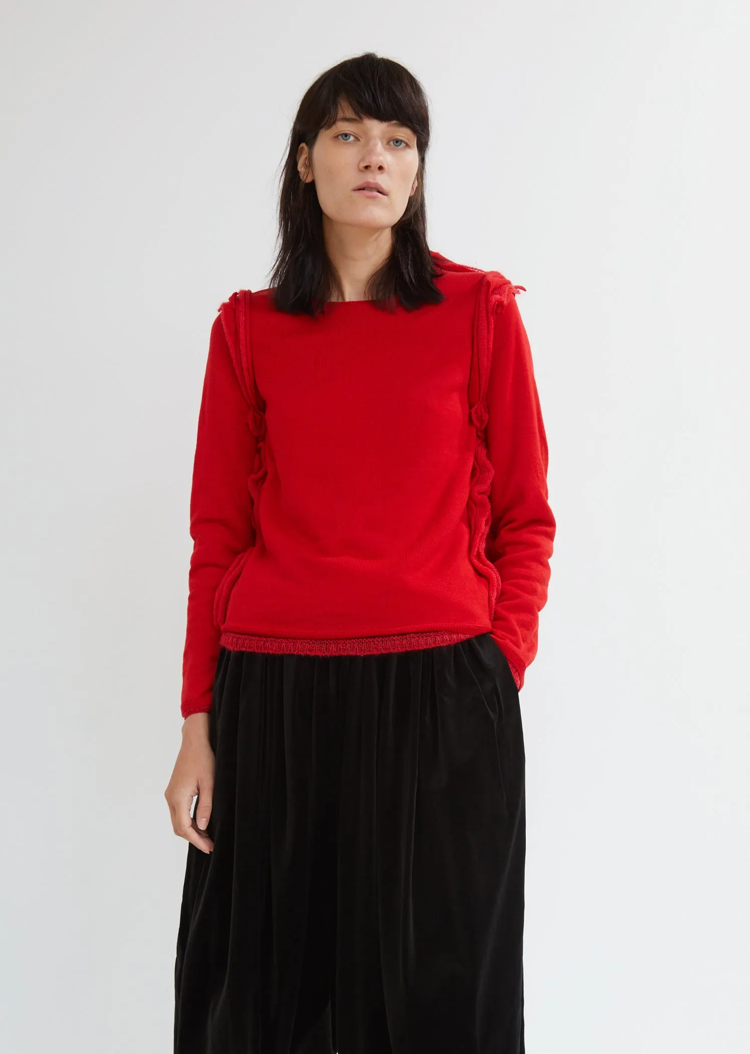 Layered Crewneck Top